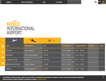 Tablet Screenshot of airportkosice.sk